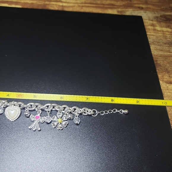 I love grandma silver tone charm bracelet - Picture 5 of 5